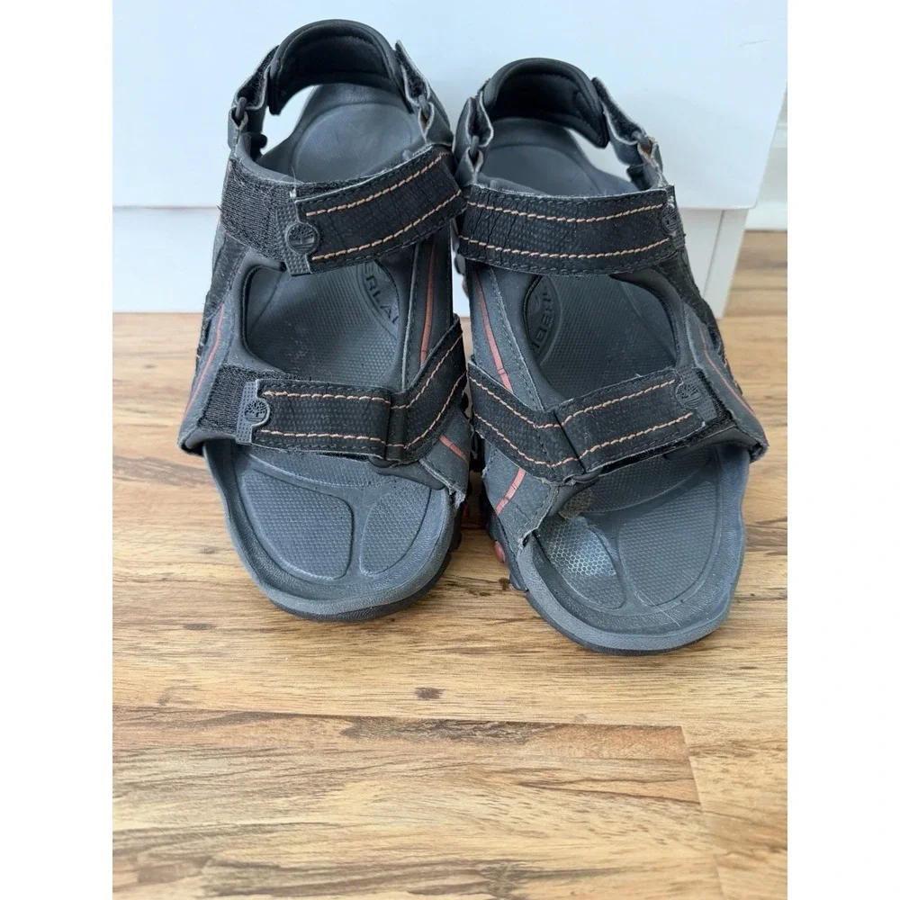 Timberland Granite Trails Men's Sport Sandals Black Red Size 9 Hiking Walking
